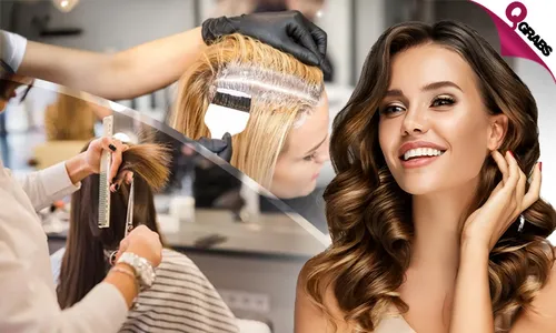 Haircut, Roots Color & Highlights for Ladies!